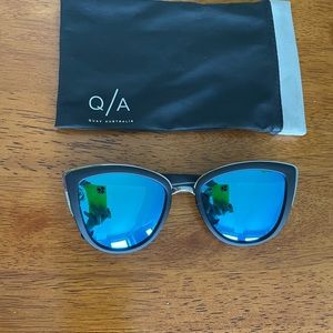 Quay My Girl blue lenses sunglasses